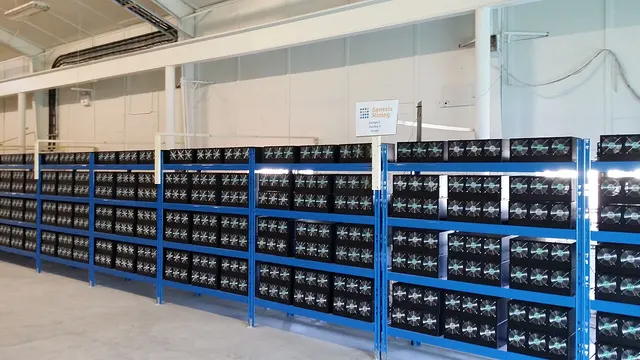 Photograph: Cryptocurrency Mining Farm.