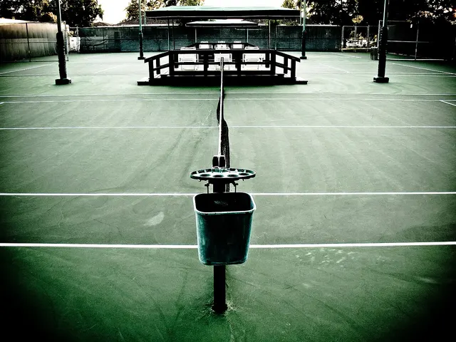 Photograph: Tennis court (net).