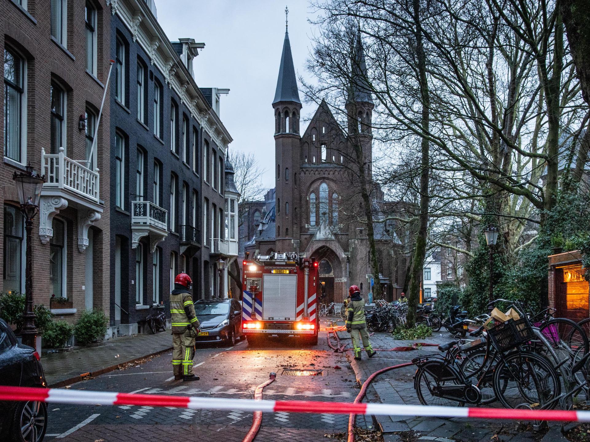Firework accidents kill two in Netherlands as fire ravages Amsterdam church | Religion News Firework accidents kill two in Netherlands as fire ravages Amsterdam church | Religion News