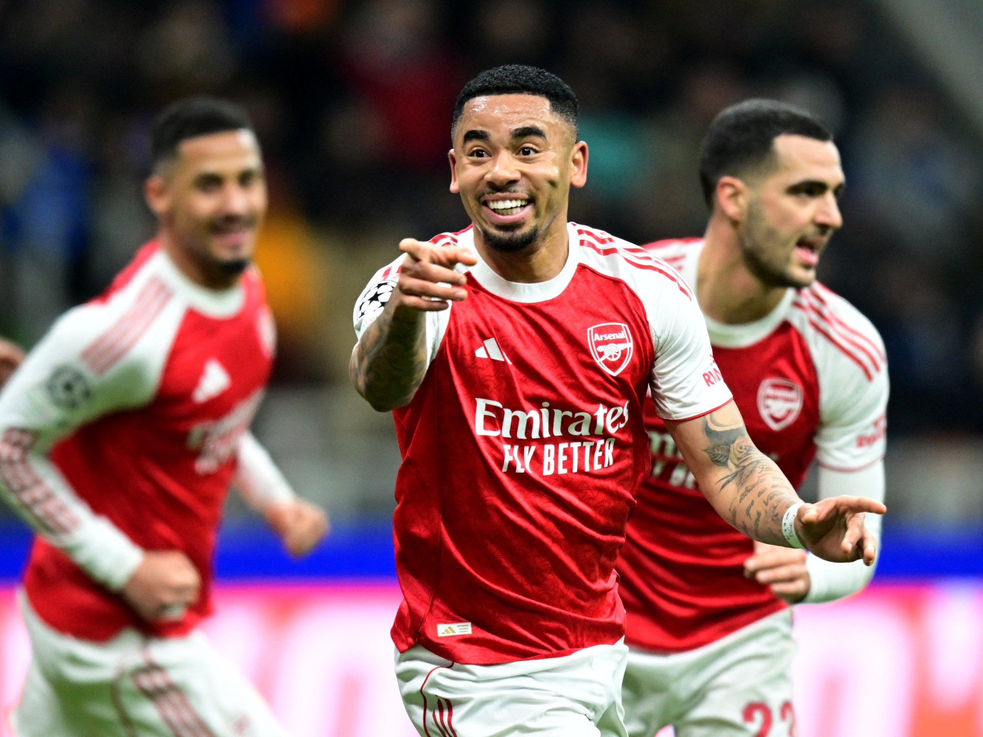 Jesus brace helps Arsenal down Inter to seal Champions League qualification | Football News Jesus brace helps Arsenal down Inter to seal Champions League qualification | Football News