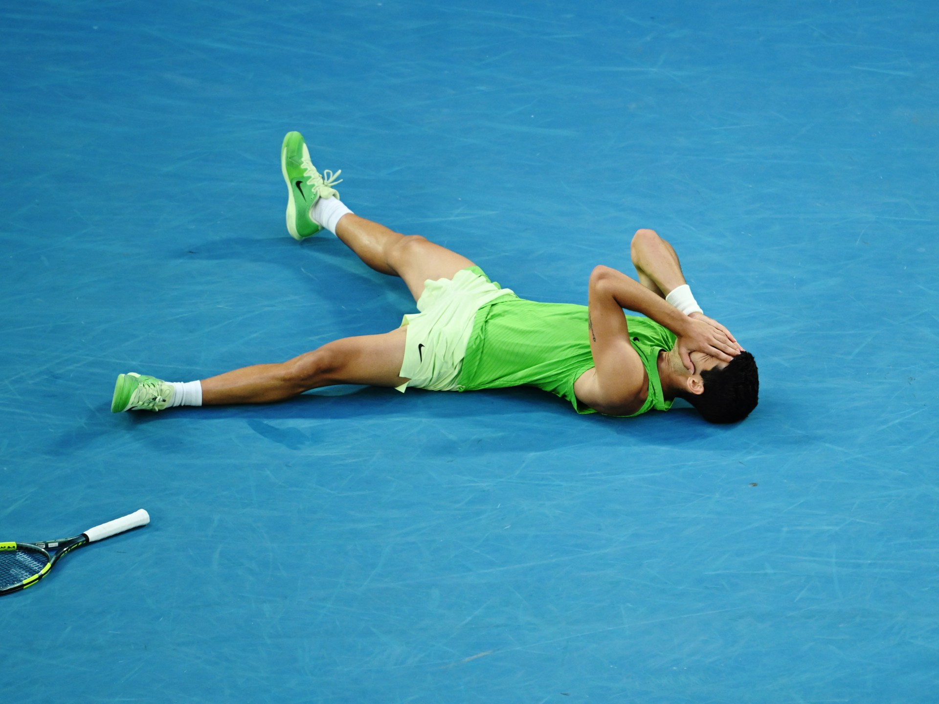 Alcaraz beats Zverev to break slam record in reaching Australian Open final | Tennis News Alcaraz beats Zverev to break slam record in reaching Australian Open final | Tennis News