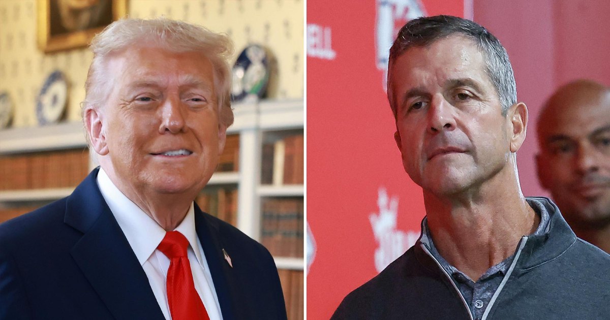 Donald Trump Urges NFL Teams to Hire John Harbaugh After Ravens Firing