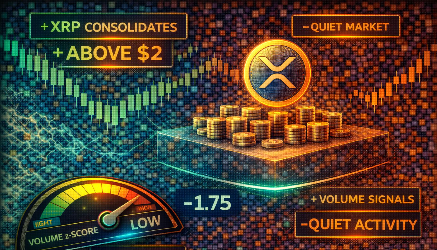 XRP Consolidates Above $2 As Volume Z-Score Signals A Quiet Market XRP Consolidates Above $2 As Volume Z-Score Signals A Quiet Market