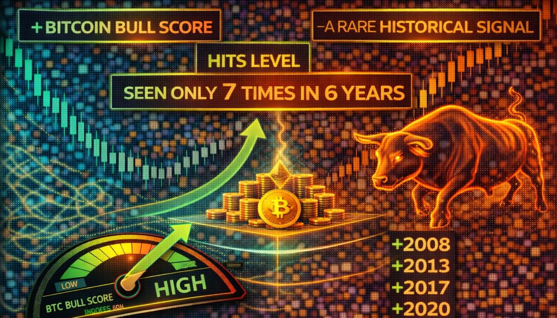 Bitcoin Bull Score Hits Level Seen Only 7 Times In 6 Years – A Rare Historical Signal Bitcoin Bull Score Hits Level Seen Only 7 Times In 6 Years – A Rare Historical Signal