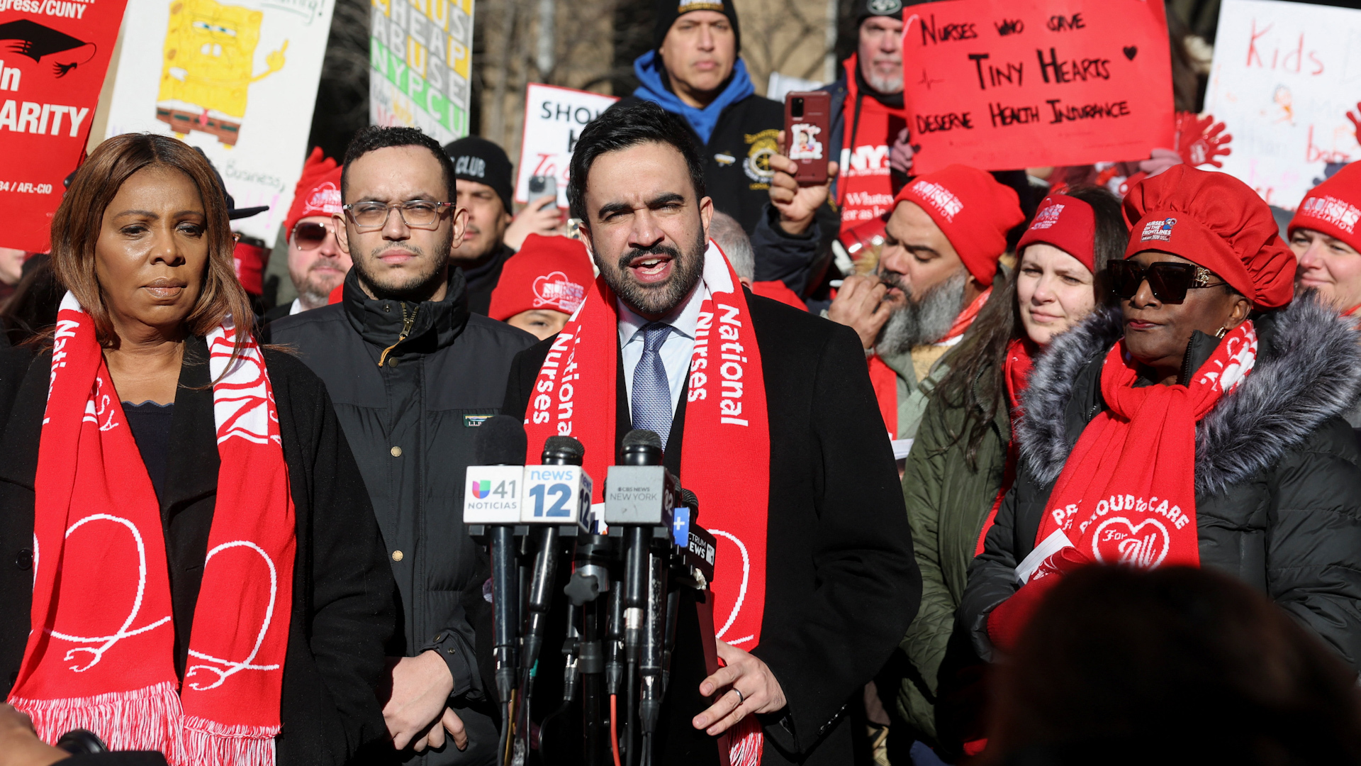 Mamdani backs striking NYC nurses, denounces hospital bosses’ pay | Newsfeed Mamdani backs striking NYC nurses, denounces hospital bosses’ pay | Newsfeed