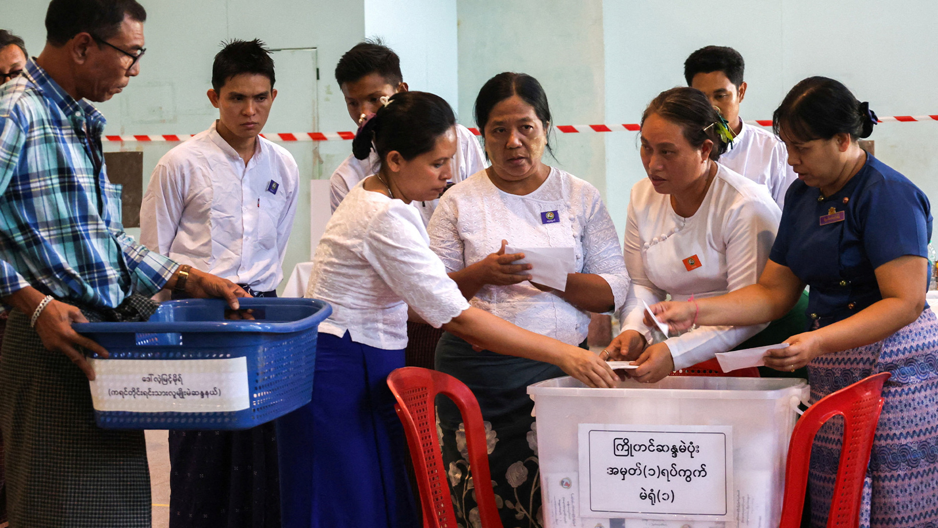 Myanmar holds final stage of disputed election as rebels continue fighting | Al Jazeera