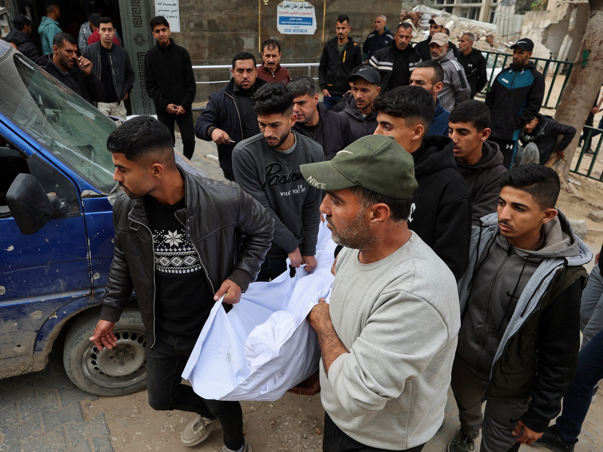 Four Palestinians killed in Israeli air attack on Gaza residential building | Gaza News Four Palestinians killed in Israeli air attack on Gaza residential building | Gaza News