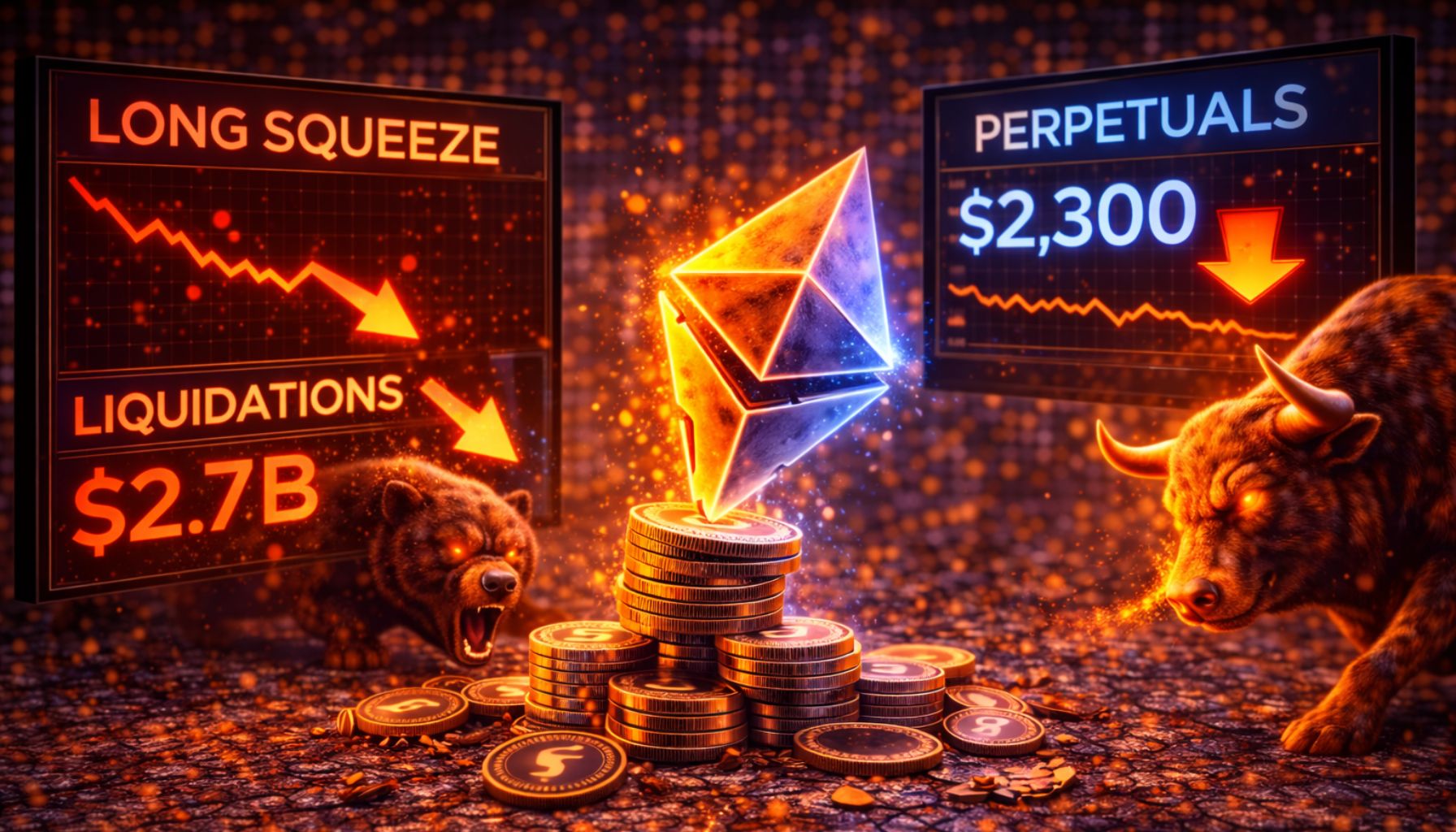 Ethereum Experiences Broad Long Squeeze Across Derivatives Exchanges: Can Bulls Hold $2,300? Ethereum Experiences Broad Long Squeeze Across Derivatives Exchanges: Can Bulls Hold $2,300?