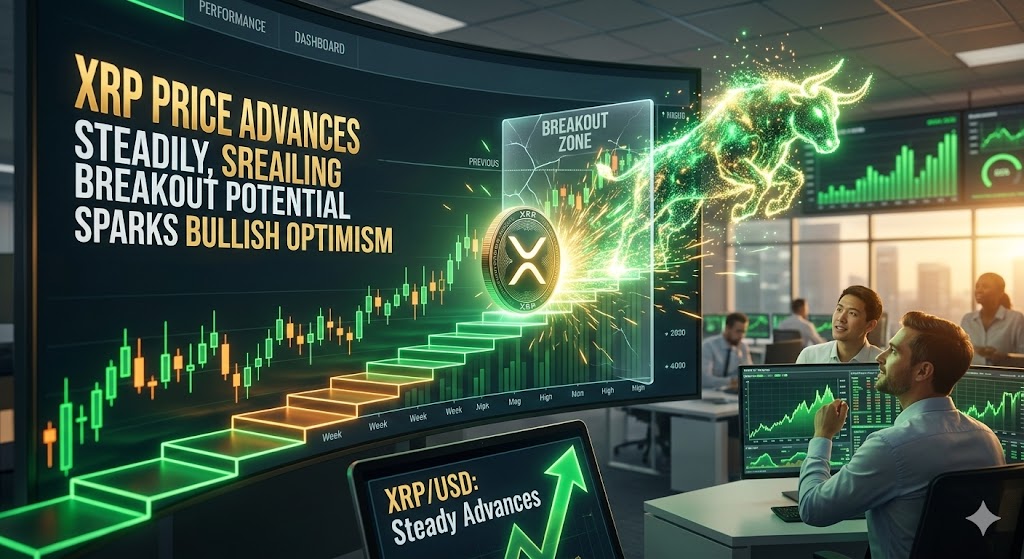 XRP Price Advances Steadily, Breakout Potential Sparks Bullish Optimism XRP Price Advances Steadily, Breakout Potential Sparks Bullish Optimism