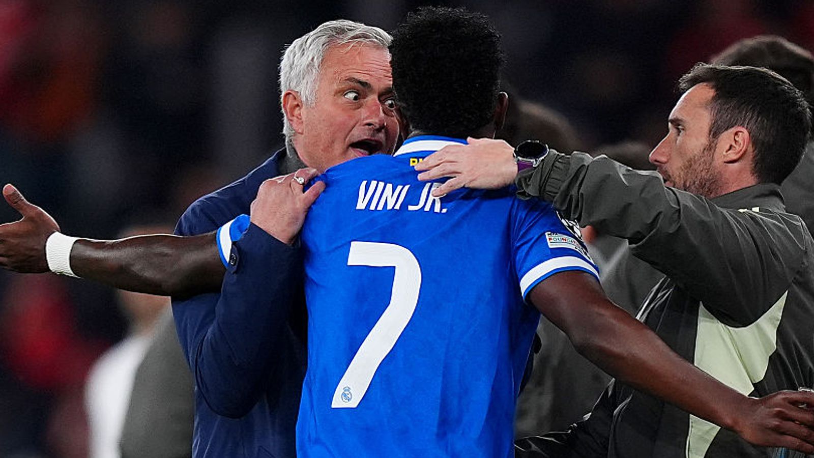 Vinicius Jr: Jose Mourinho’s comments after Real Madrid forward reports alleged racist abuse criticised by Jamie Carragher | Football News
